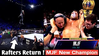 OMG MJF Becomes New Champion🤯 Darby Allin Return on Rafters  AEW Dynamite 250 Special Highlights [upl. by Adnaw672]