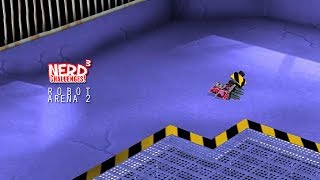 Nerd³ Challenges Tiny Robots  Robot Arena 2 [upl. by Deana753]