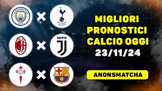 I migliori pronostici e consigli per le scommesse sul calcio di oggi Milan  Juventus [upl. by Narf]