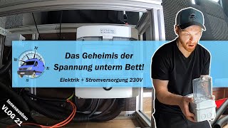 Vlog21 Die Elektrik und Stromversorgung im Wohnmobil🔌Einbau des Sicherungskasten für 230V Strom🔌🔋 [upl. by Auqenwahs672]