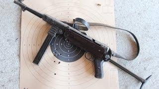 Shooting the German MP40 submachine gun [upl. by Gail]