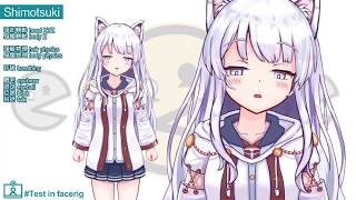 【Facerig 2D model】Shimotsuki [upl. by Anitahs748]