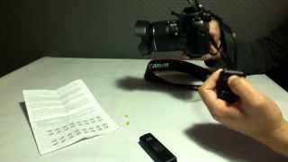 Unboxing and Testing Wireless Remote Shutter JY110 for Canon 1100DRebel T3 [upl. by Nicholl]