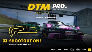 Shootout 1  Motorsport Arena Oschersleben  DTM eSports  ReLive [upl. by Brok]