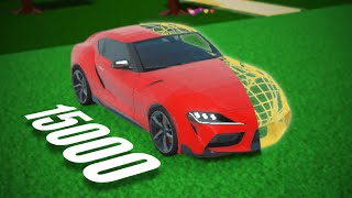 How I Built the Toyota Supra with CHEATS  Build a Boat 15K Sub Special [upl. by Senilec]