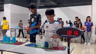 PRELIMS Kang Zhi Eu  Malaysia Open Sport Stacking Championships 2024 [upl. by Atnoved517]