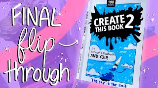 Create This Book 2 FINAL FLIP THROUGH Moriah Elizabeth [upl. by Fulton]