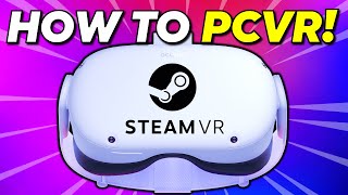 How to Play PCVR on Quest 2 Airlink Virtual Desktop amp Oculus link [upl. by Nester]