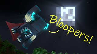 Warden vs Villager and Pillager Alliance Bloopers Minecraft Animation [upl. by Elton]