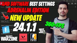 AMD Adrenalin Edition New update 2411 2024 FOR Best Setting Gaming [upl. by Anagnos]