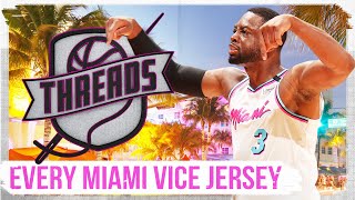 The Heat’s Vice jerseys were pure Miami amp made Dwyane Wades gamewinners look even better  Threads [upl. by Idak592]