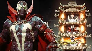 Mortal Kombat 11 Spawn Gameplay Klassic Tower Walkthrough MK11 No Commentary [upl. by Aleuqahs]