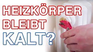 Heizkörper wird NICHT WARM Entlüften und Ventil freilegen einfach erklärt 2021 [upl. by Cut261]