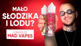 Mało słodkie płyny bez tony ice’a  Longfille Mad Vapes [upl. by Euqram132]