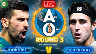 DJOKOVIC vs ETCHEVERRY  Australian Open 2024  LIVE Tennis PlayByPlay Stream [upl. by Carce]