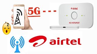 Airtel 4G to 5G Hotspot 5G Internet Speed on Non4G Devices [upl. by Marnia664]