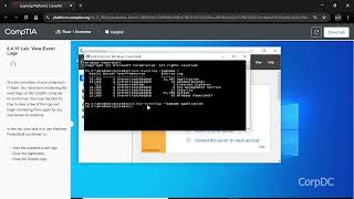 CompTIA Network 8410 Lab View Event Logs [upl. by Dael]