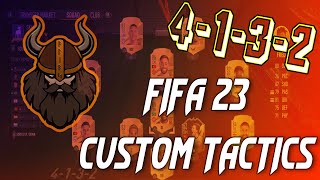 FIFA 23  FUT CUSTOM TACTICS 4132 [upl. by Adnaluy955]