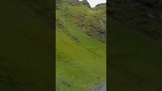 Winnats Pass Drive Through  Peak District National Park peakdistrictnationalpark nature [upl. by Ettelliw]