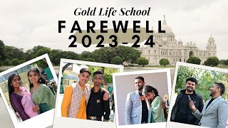 Best Farewell Party 202324 ll ADIEU ll Gold Life School ll Best Farewell Video ll School Farewell [upl. by Joice]