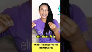 What is a Theoretical Framework really simple explanation [upl. by Maximo709]