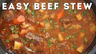 Easy Homemade Beef Stew  Best Beef Stew Recipe [upl. by Roselle]