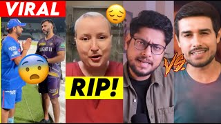 RIP Her Last Video Will Make you Emotional😞 Rohit Sharma’s Viral Video Dhruv Rathee MS Dhoni [upl. by Juni]