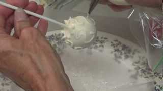 Wedding Cake Pop Decorating Ideas  How To Bride Cake Pop Tutorial [upl. by Anomahs]