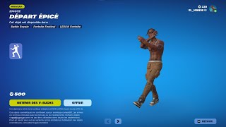 NEW NOUVELLE DANSE quotDEPART EPICEquot SUR FORTNITE Avec le son [upl. by Natam]