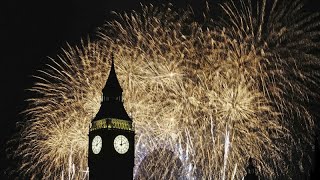 Capodanno 2024 fuochi dartificio su Roma Berlino e Londra così lEuropa celebra il nuovo anno [upl. by Ikcir]