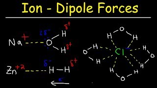 Ion Dipole Forces amp Ion Induced Dipole Interactions  Chemistry [upl. by Araek768]