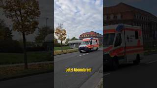 Einsatzfahrt RTW DRK BitterfeldZerbst eV RW Bitterfeld  Kurzvideo [upl. by Adnovahs475]