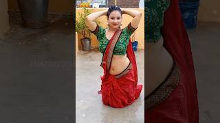 Saree Navel Dance In Rain🔥shorts saree dance navel trending [upl. by Mitchel]