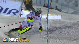 Mikaela Shiffrin takes record for slalom victories with 41st World Cup win  NBC Sports [upl. by Trinette]