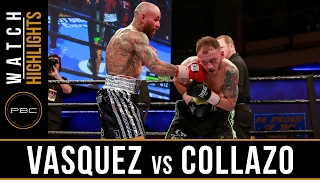 Vasquez vs Collazo HIGHLIGHTS February 2 2017  PBC on FS1 [upl. by Beacham]