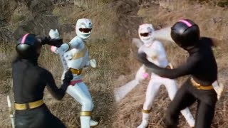 Taiga Sae vs Evil GaoWhiteAlyssa Enrile vs Evil RangerGaoranger vs Wild Force [upl. by Akalam286]