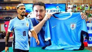 NOVA CAMISA DO URUGUAI 20242025 I UNBOXING E DETALHES [upl. by Elsbeth79]