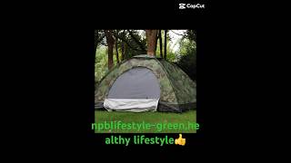 Double Camouflage Tent Leisure Tent Outdoor Camping Tentcampingtentoutdoors leisurecamper [upl. by Nairda]