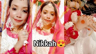 My Nikkah Vlog😍 [upl. by Yelbmik]