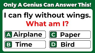 Riddles Quiz  CAN YOU PASS THESE 20 TRICKY RIDDLES WITH OPTIONS [upl. by Griselda]