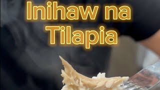 Inihaw na Tilapia Grilled Tilapia Filipino Food [upl. by Lyndy933]