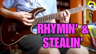 Beastie Boys  Rhymin amp Stealin Guitar Riff Cover [upl. by Erroll]