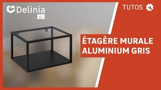 🔨TUTO Comment installer une étagère murale en métal DELINIA iD [upl. by Bryner286]