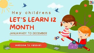 🎵Learn the 12 Months of the Year with Fun amp Catchy Song  Educational Video for Kids quiz space [upl. by Derzon]