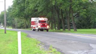 Schnecksville Rescue 2241 responding to MVA with Rescue [upl. by Nrek]