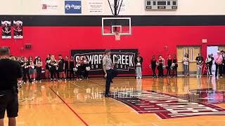 C1LT Trevor whelan SCHS homecoming pep rally performance [upl. by Fanchie]