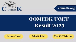 COMEDK Rank Card 2023  How to check comedk score 2023 [upl. by Enivid]