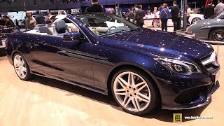 2015 MercedesBenz EClass E400 Cabriolet  Exterior Interior Walkaround  2015 Geneva Motor Show [upl. by Lesig71]