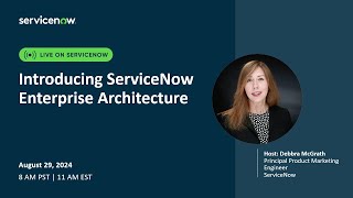 SPM Academy Introducing ServiceNow Enterprise Architecture [upl. by Neehcas927]