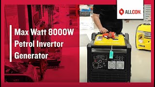 MaxWatt 8000W Inverter Generator [upl. by Perkoff18]